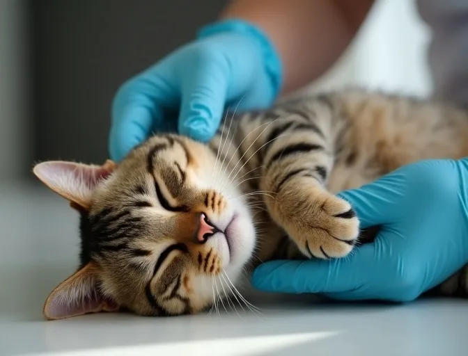 Specialist carefully handling a deceased cat with dignity in Chelsea Heights